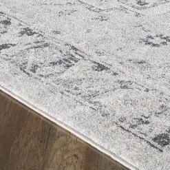 Capricorn Cream/Gray 2.2 ft. x 8 ft. Oriental Runner Rug by Eviva -Eviva Sales Store cream gray eviva area rugs rg1125 2x8cg c3 1000