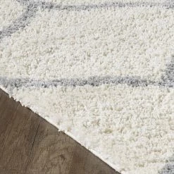 Oval Cream/Gray 6 ft. W x 9 ft. L Trellis Area Rug by Eviva -Eviva Sales Store cream gray eviva area rugs rg1172 6x9cg c3 1000