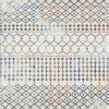 Grid Cream/Multicolor 2.2 ft. W x 8 ft. L Geometric Area Rug by Eviva
