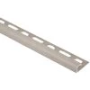 Rondec Cream 5/16 in. x 8 ft. 2-1/2 in. Color-Coated Aluminum Bullnose Tile Edging Trim by Schluter