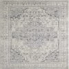 Venus Gray/Dark Gray 6 ft. x 9 ft. Oriental Area Rug by Eviva