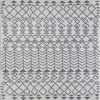 Loops Gray/Dark Gray 5 ft. x 7 ft. Southwestern Area Rug by Eviva