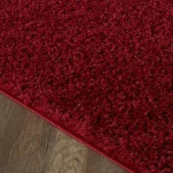 Dreamy Red 8 ft. x 10 ft. Area Rug by Eviva -Eviva Sales Store red eviva area rugs rg01 8x10rd c3 1000