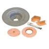 Kerdi-Drain 2 in. Outlet Threaded Stainless Steel Drain Flange by Schluter