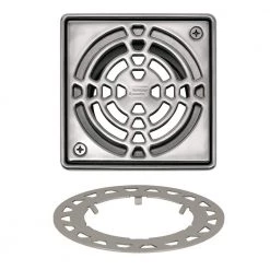 Kerdi-Drain 6 in. Stainless Steel Drain Grate by Schluter
