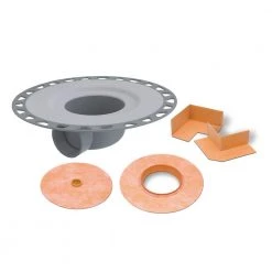 Kerdi-Drain 2 in. Horizontal Outlet PVC Drain Flange by Schluter