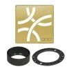 Kerdi-Drain 4 in. Brushed Classic Gold Curve Drain Grate by Schluter