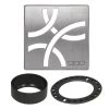 Kerdi-Drain 4 in. Brushed Stainless Steel Curve Drain Grate by Schluter