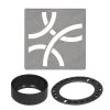 Kerdi-Drain 4 in. Stone Grey Curve Drain Grate by Schluter