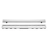 Kerdi-Line Brushed Stainless Steel 35-7/16 in. Closed Grate Assembly with 3/4 in. Frame by Schluter