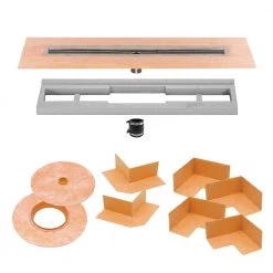 Kerdi-Line 39-3/8 in. Stainless Steel Channel Body by Schluter