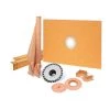 Kerdi-Shower-Kit 48 in. x 72 in. Shower Kit with ABS Flange by Schluter