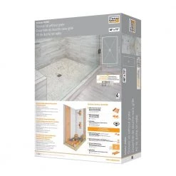 Kerdi-Shower-Kit 48 in. x 72 in. Shower Kit with PVC Flange by Schluter -Eviva Sales Store schluter shower systems installation kits ksk12201830pvc 4f 1000