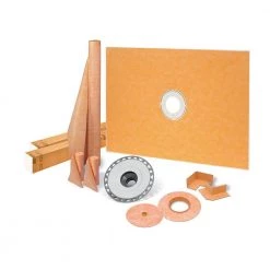 Kerdi-Shower-Kit 48 in. x 72 in. Shower Kit with PVC Flange by Schluter