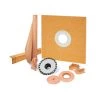 Kerdi-Shower-Kit 48 in. x 48 in. Shower Kit with ABS Flange by Schluter
