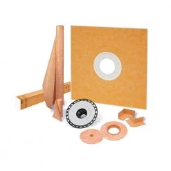 Kerdi-Shower-Kit 48 in. x 48 in. Shower Kit with ABS Flange by Schluter