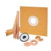 Kerdi-Shower-Kit 72 in. x 72 in. Shower Kit with ABS Flange by Schluter