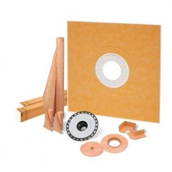 Kerdi-Shower-Kit 72 in. x 72 in. Shower Kit with ABS Flange by Schluter