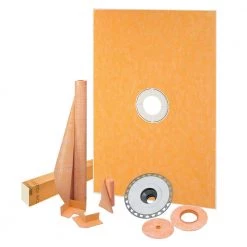 Kerdi-Shower 38 in. x 60 in. Shower Kit with PVC Flange by Schluter