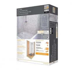 Kerdi-Shower-Kit 38 in. x 60 in. Off-Center Shower Kit without Drain by Schluter 6 Kerdi-Shower-Kit 38 in. x 60 in. Off-Center Shower Kit without Drain by Schluter -Eviva Sales Store schluter shower systems installation kits ksk9651525s 4f 1000