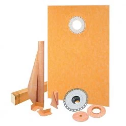 Kerdi-Shower 38 in. x 60 in. Off-Center Shower Kit with PVC Flange by Schluter