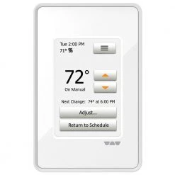 Ditra-Heat Programmable Touchscreen Thermostat, Bright White by Schluter