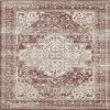 Venus Terracotta/Cream 3 ft. x 5 ft. Oriental Area Rug by Eviva